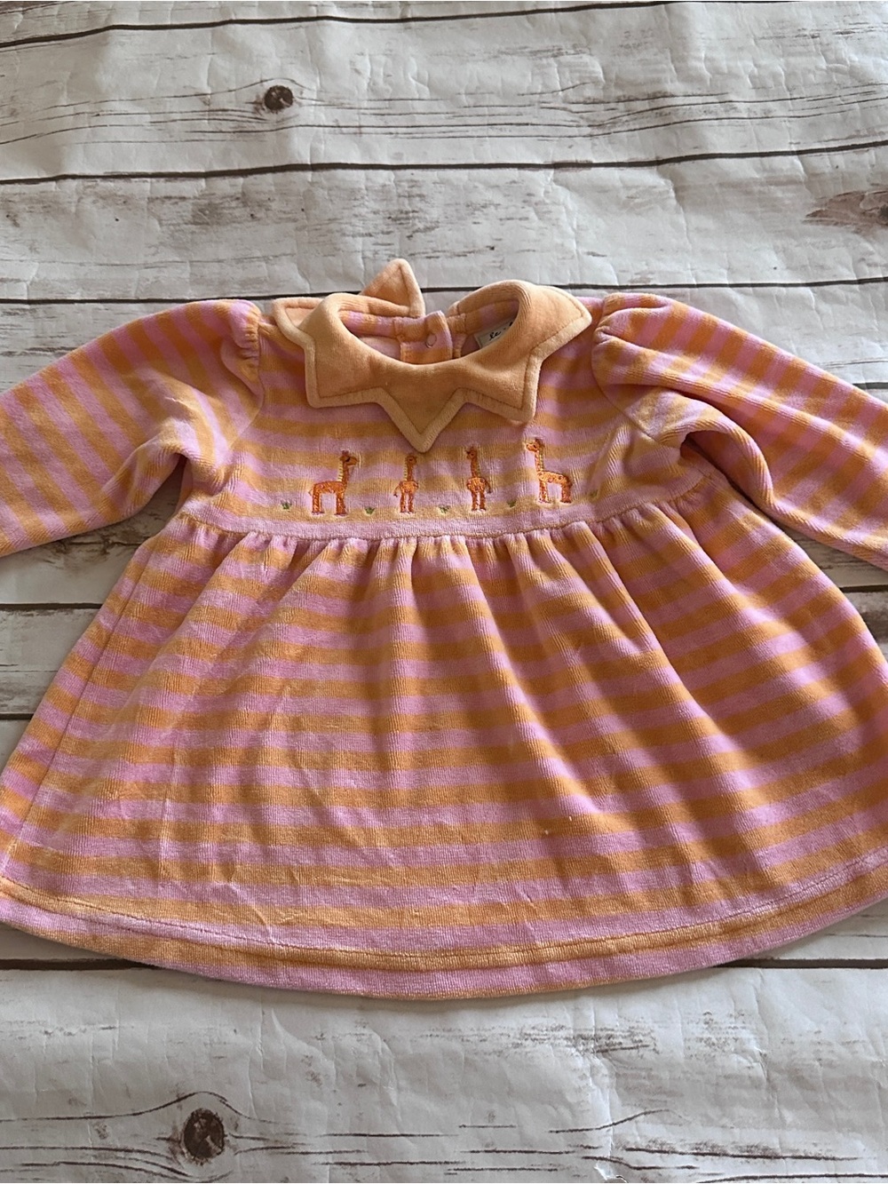 Le top Pink and orange striped dress